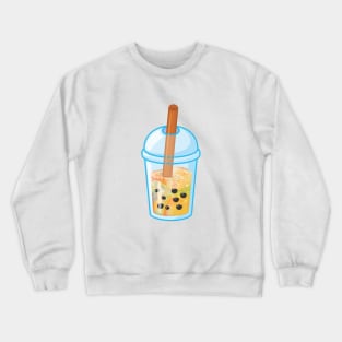 Shiny Bubble tea Crewneck Sweatshirt